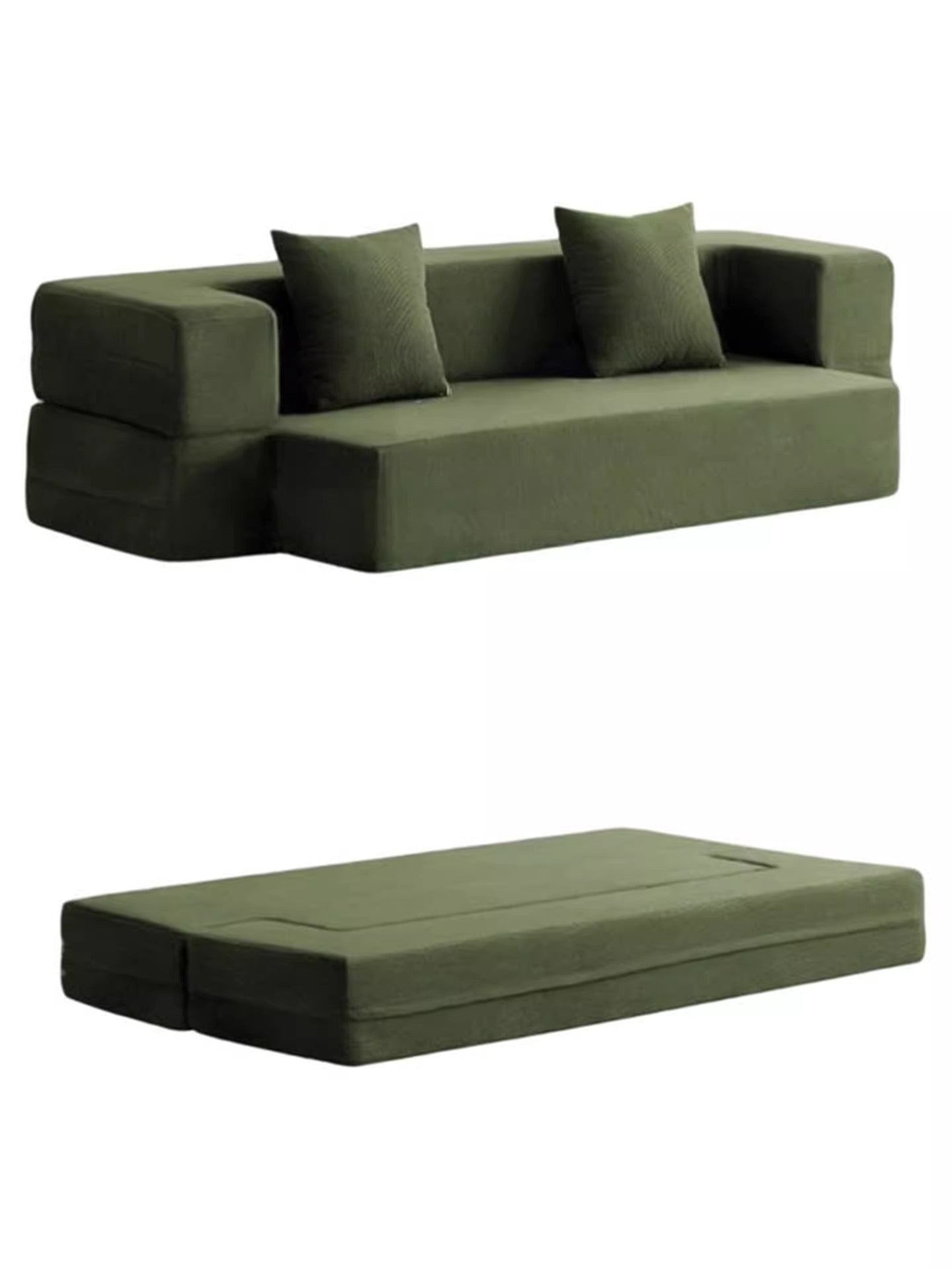 Modern Foldable Sofa Bed with Cushions